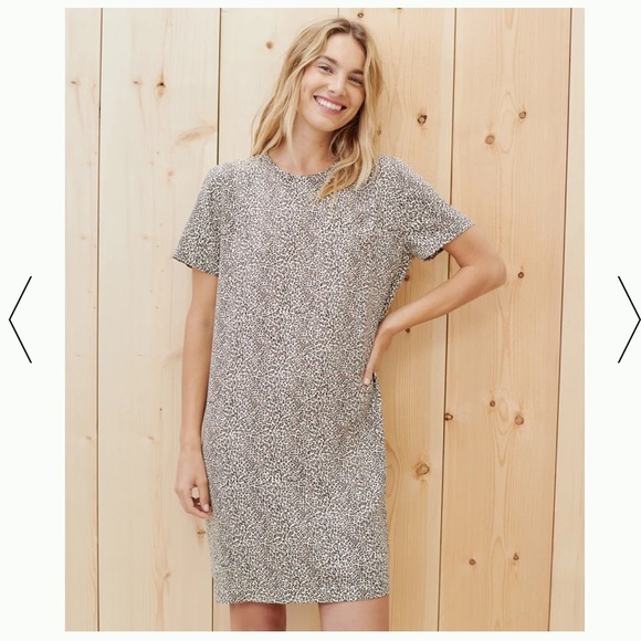 Jenni Kayne Dresses & Skirts - Jenni Kayne Leopard T-Shirt Dress Size S